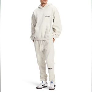 Essentials light oatmeal hoodie